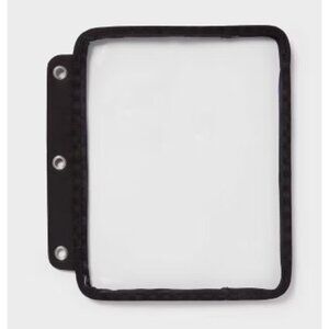 Up & Up Tablet Pouch With Zipper Closure & 3 Grommets For Binder Organization Bl